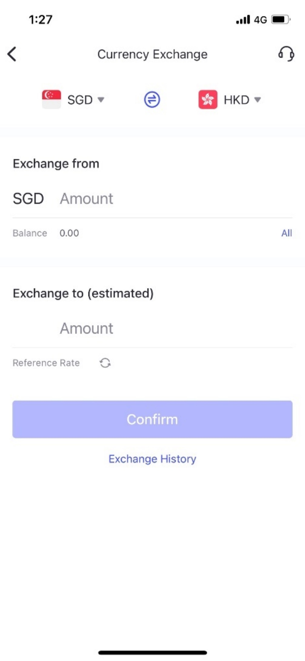 Help Centre | How to perform fund conversion?